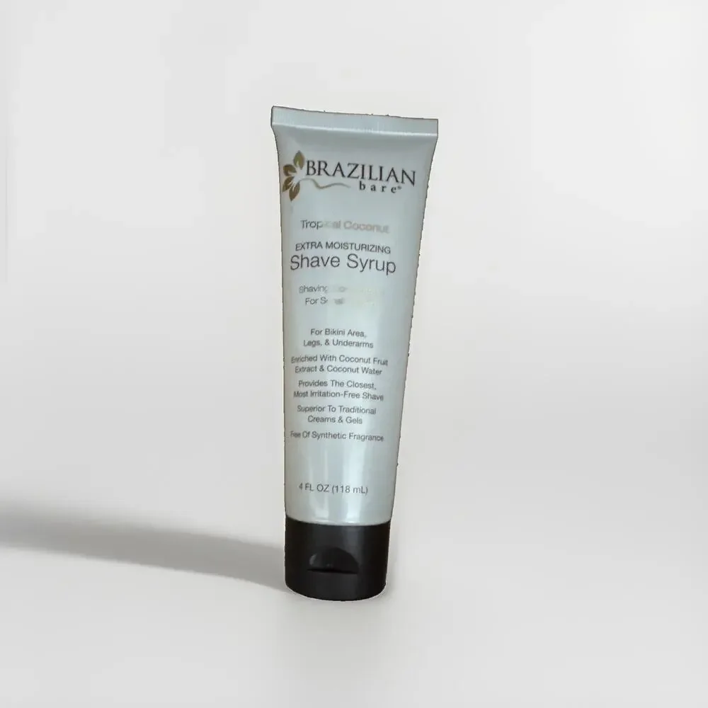 Brazilian Bare Tropical Coconut Shave Syrup 4 fl oz Paraben-Free, Sensitive
